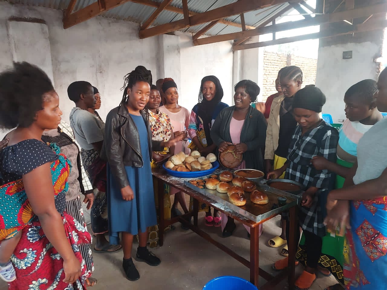 Everlasting Life Ministry Church during baking lessons