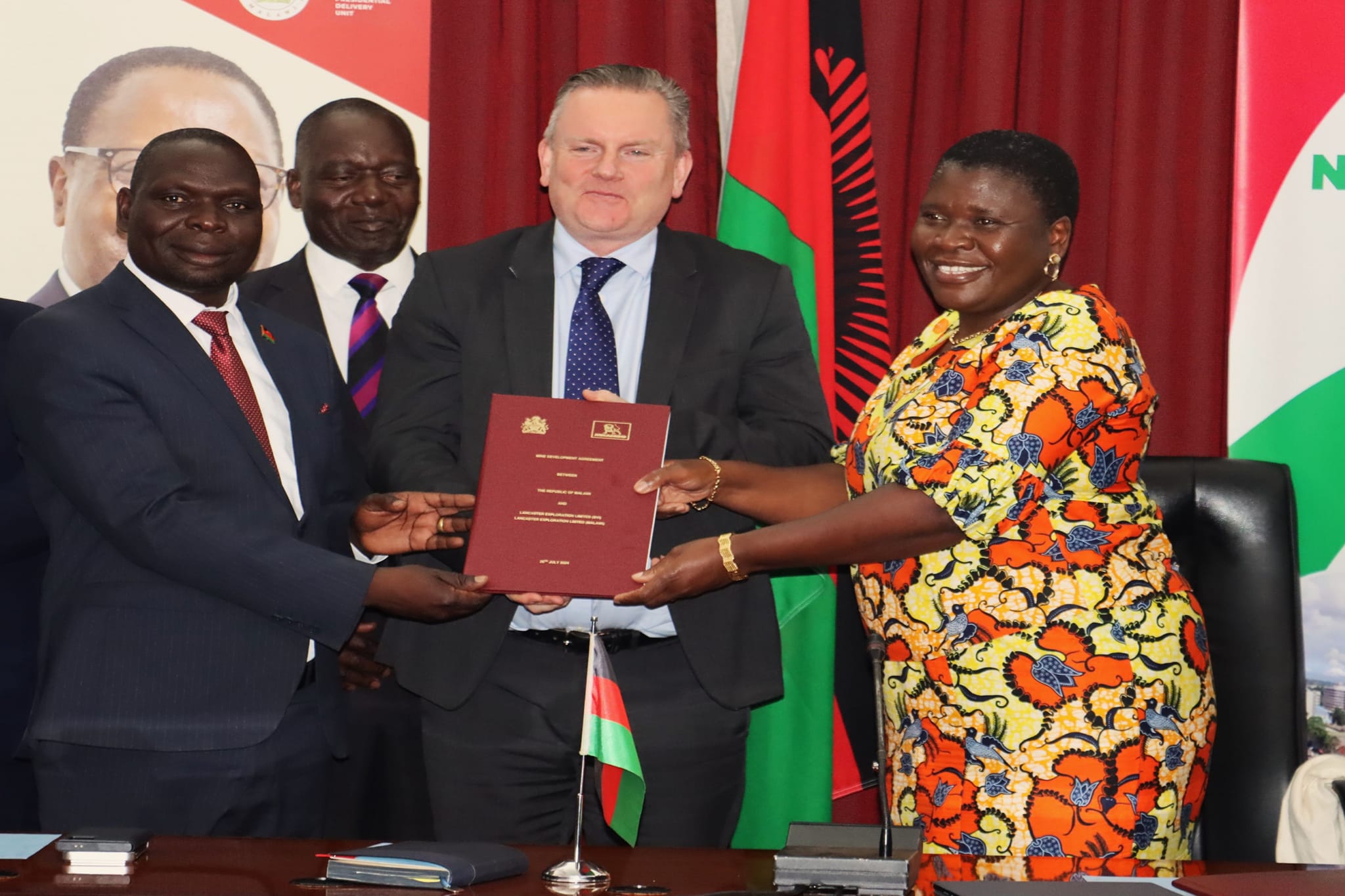 MALAWI SIGNS MAJOR MINING DEALS WITH LOTUS AFRICA AND LANCASTER EXPLORATION