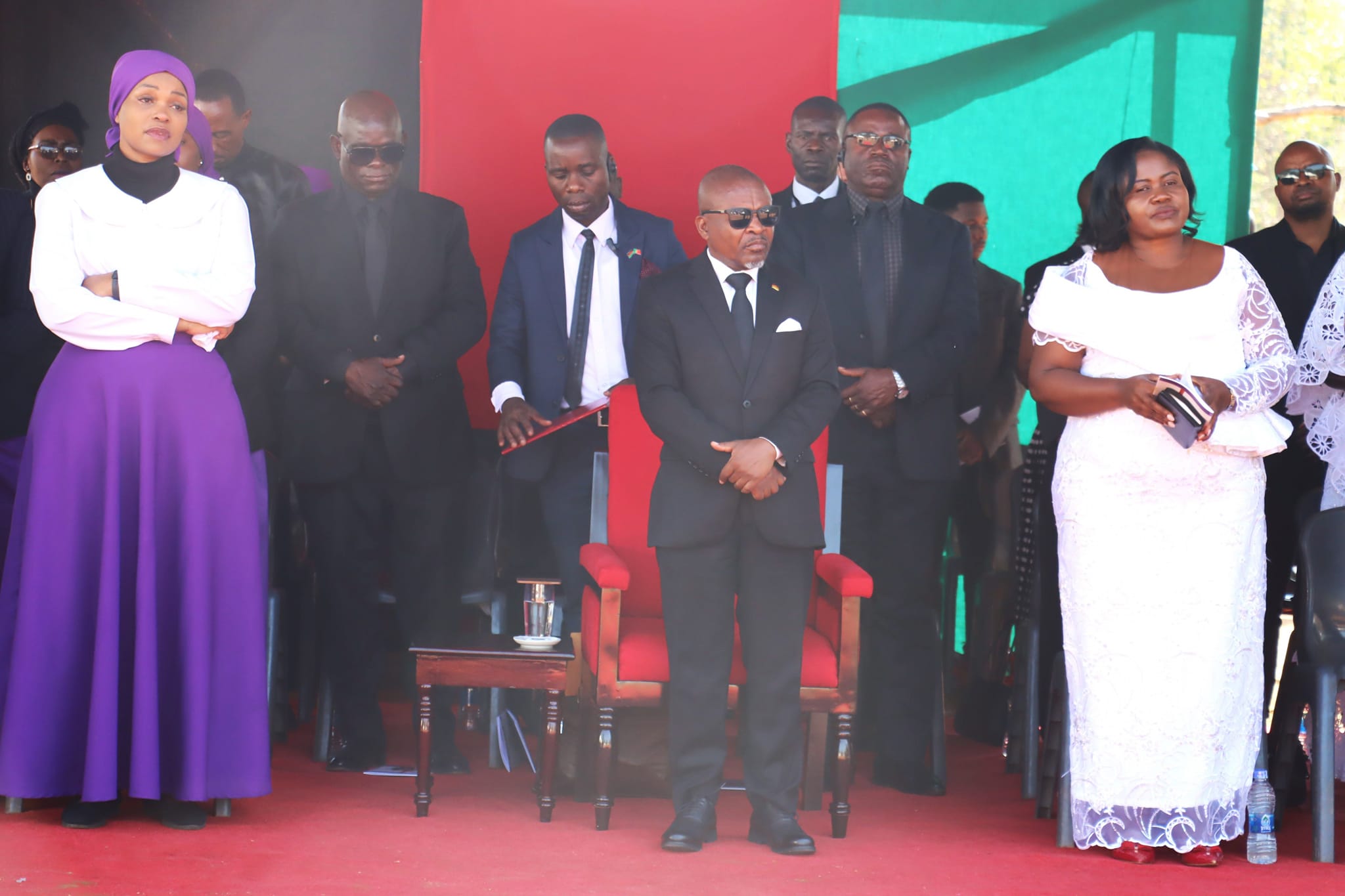 VICE PRESIDENT MICHAEL BIZWICK USI ATTENDS MEMORIAL MASS HONORING LATE SAULOS CHILIMA