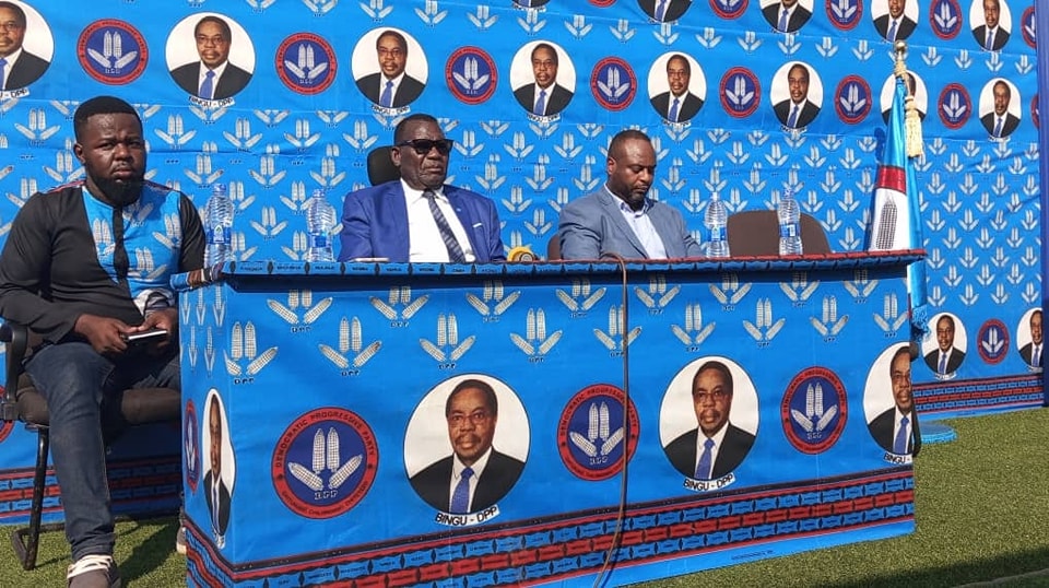 George Chaponda during press briefing