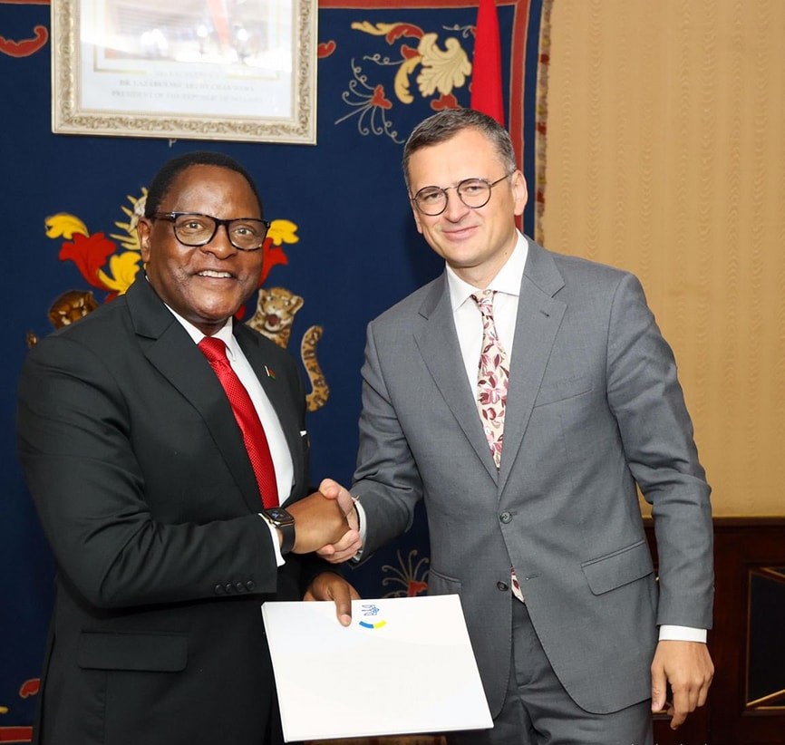President Chakwera and Ukrainian Foreign Minister Kuleba