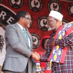 President Dr. Lazarus Chakwera and former Eastern Region Governor Sheikh Imran Ntenje