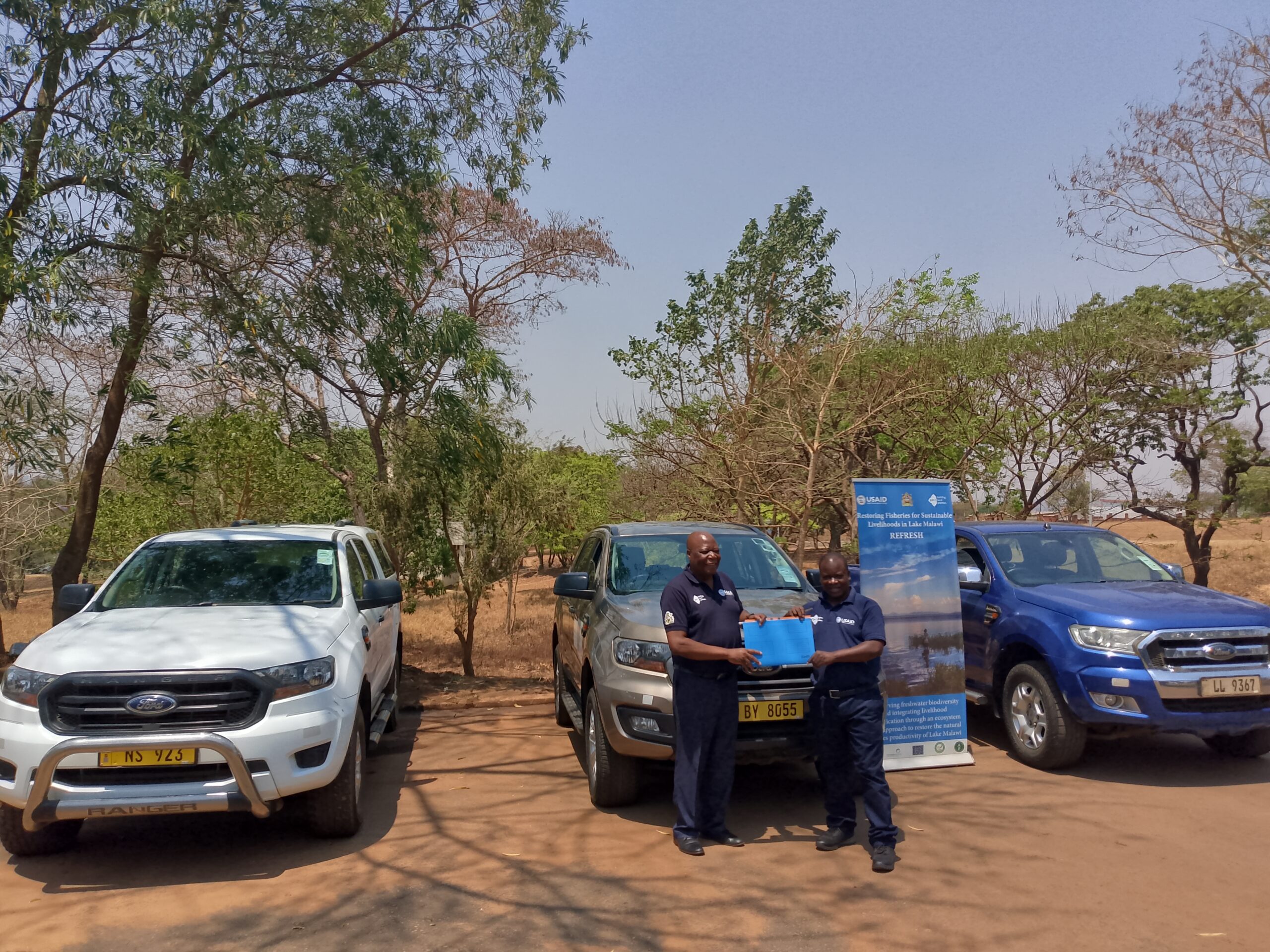 DEPARTMENT OF FISHERIES RECEIVES VEHICLES AND EQUIPMENT FROM REFRESH PROJECT