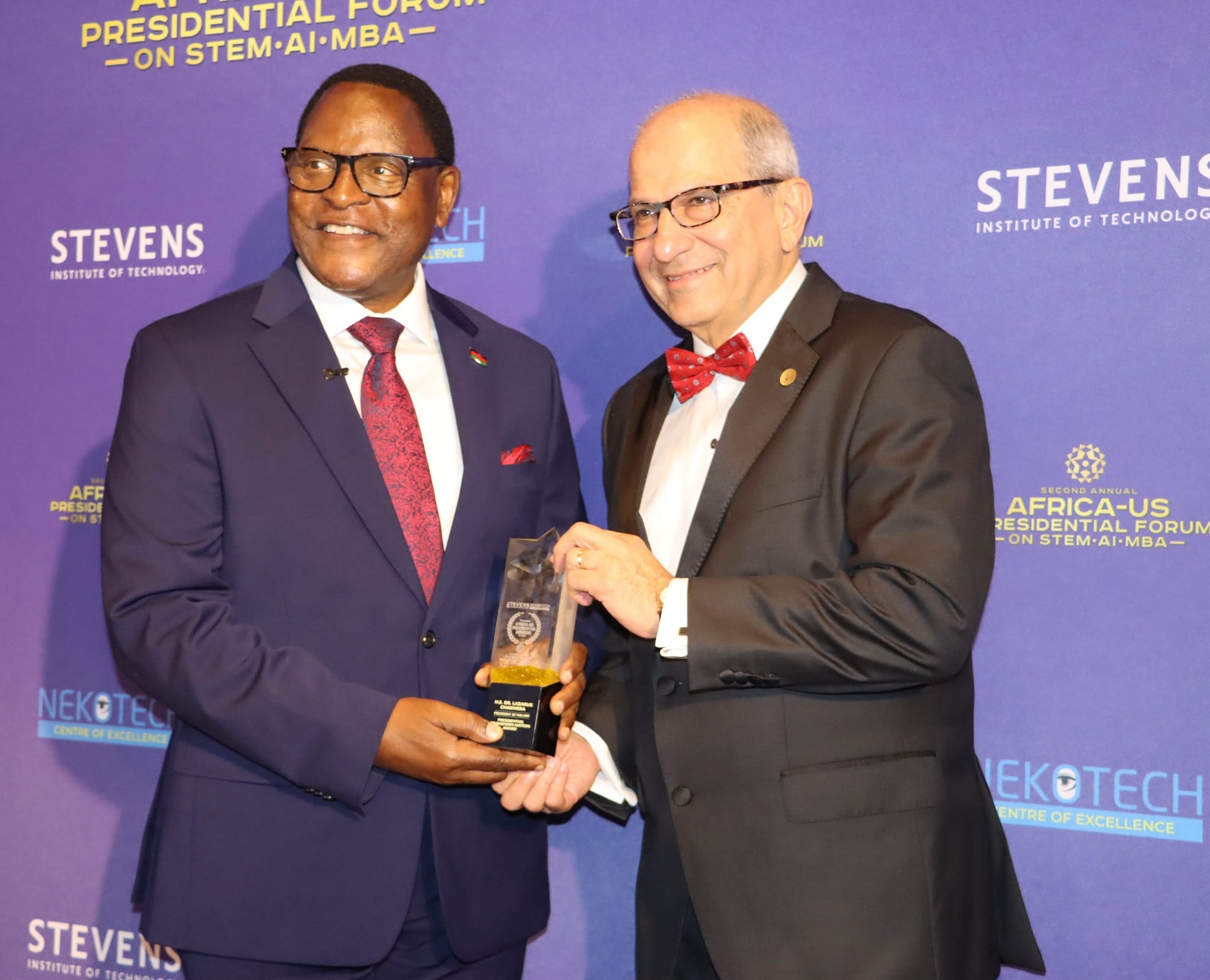 CHAKWERA APPLAUDS STEVENS INSTITUTE FOR PROMOTING US-AFRICA EDUCATIONAL COLLABORATION
