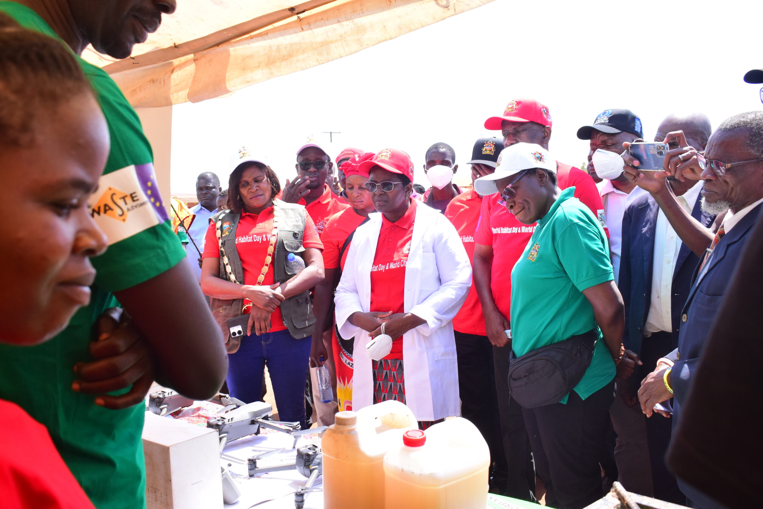 Dr. Elizabeth Gomani Chindevu, Principal Secretary in the Ministry of Local Government, Unity, and Culture at Chilimampunga ground in Lilongwe