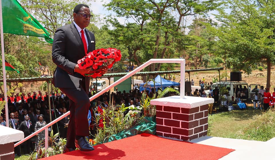 CHAKWERA LEADS MALAWI’S REMEMBRANCE DAY, HONORING WAR VETERANS