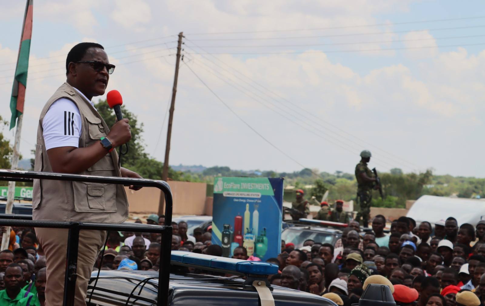 PRESIDENT CHAKWERA VOWS TO END HUNGER, URGES VOTER REGISTRATION