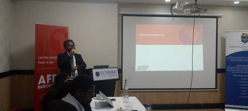 Witness Alfonso from the Centre for Social Concern during his presentation.