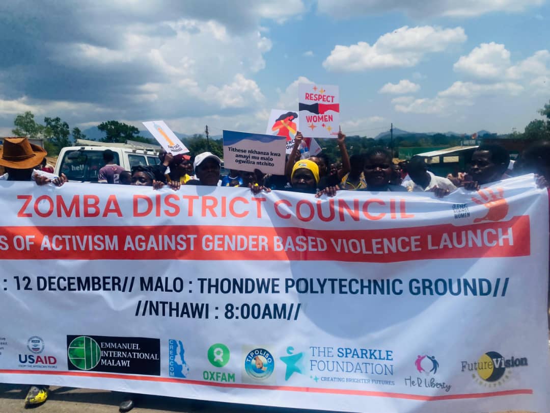 ZOMBA DISTRICT MARKS 16 DAYS OF ACTIVISM AGAINST GBV