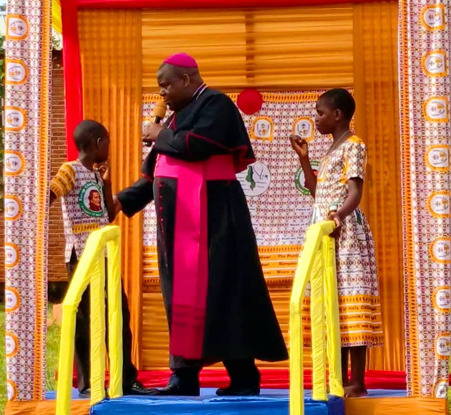 BISHOP CHAIMA URGES CHILDREN TO DEDICATE LIVES TO GOD