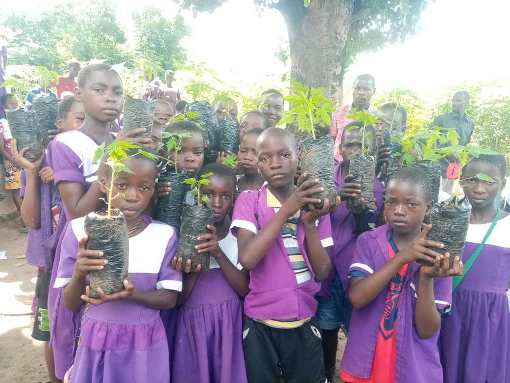 SELF REALITE DONATES PAW PAW SEEDLINGS TO NSANJE SCHOOLS