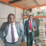 Minister of Trade and Industry Vitumbiko Mumba at Chipiku Stores