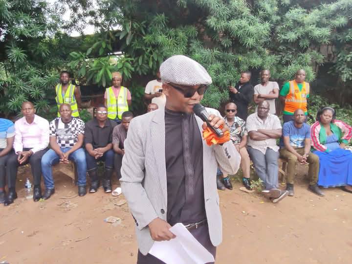 Steve Magombo, chairperson for the vendors