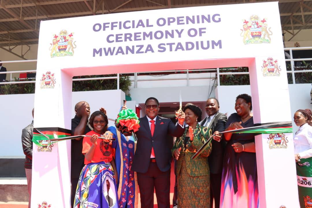 PRESIDENT CHAKWERA OFFICIALLY OPENS JOYCE CHITSULO STADIUM IN MWANZA