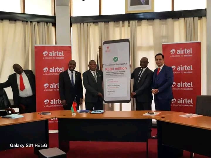 AIRTEL MALAWI DONATES K300 MILLION FOR MAIZE PURCHASES