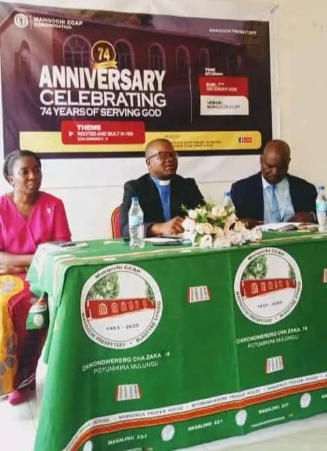 MANGOCHI CCAP CHURCH TARGETS K20 MILLION FOR ANNIVERSARY CELEBRATION