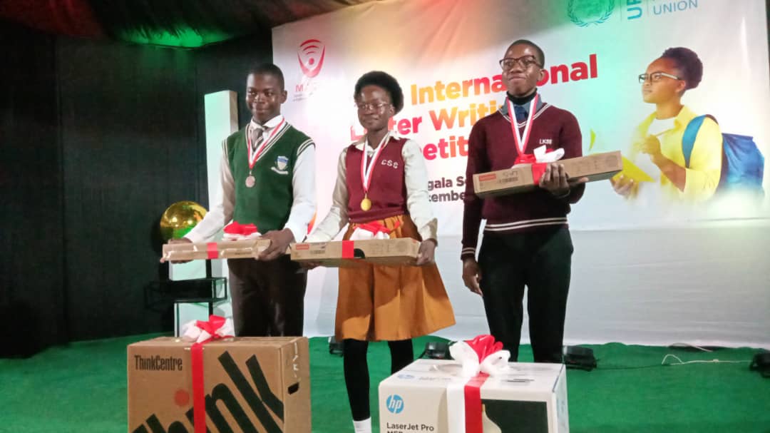 MACRA AWARDS TOP THREE IN LETTER-WRITING CONTEST