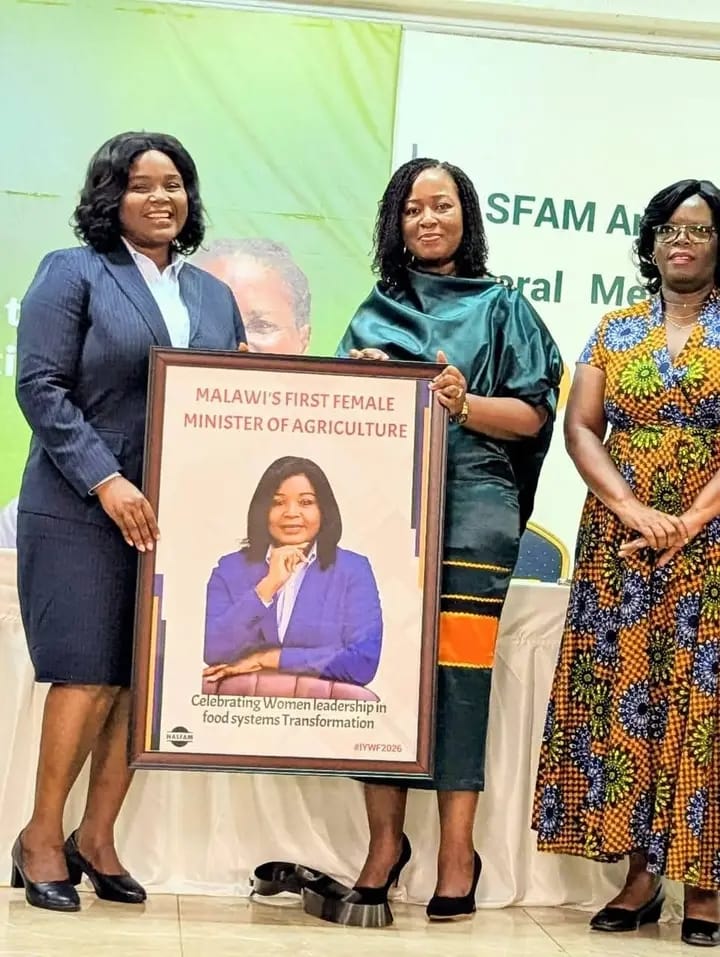 NASFAM HONOURS FIRST FEMALE MINISTER OF AGRICULTURE ROSA FATCH MBILIZI