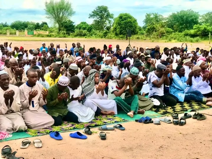 MUSLIMS IN MANGOCHI PRAY FOR ABUNDANT AND BLESSED RAINS IN MALAWI